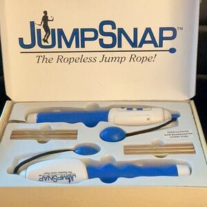 JumpSnap The Ropeless Jump Rope Fitness Counter Handles Adjustable Weights New